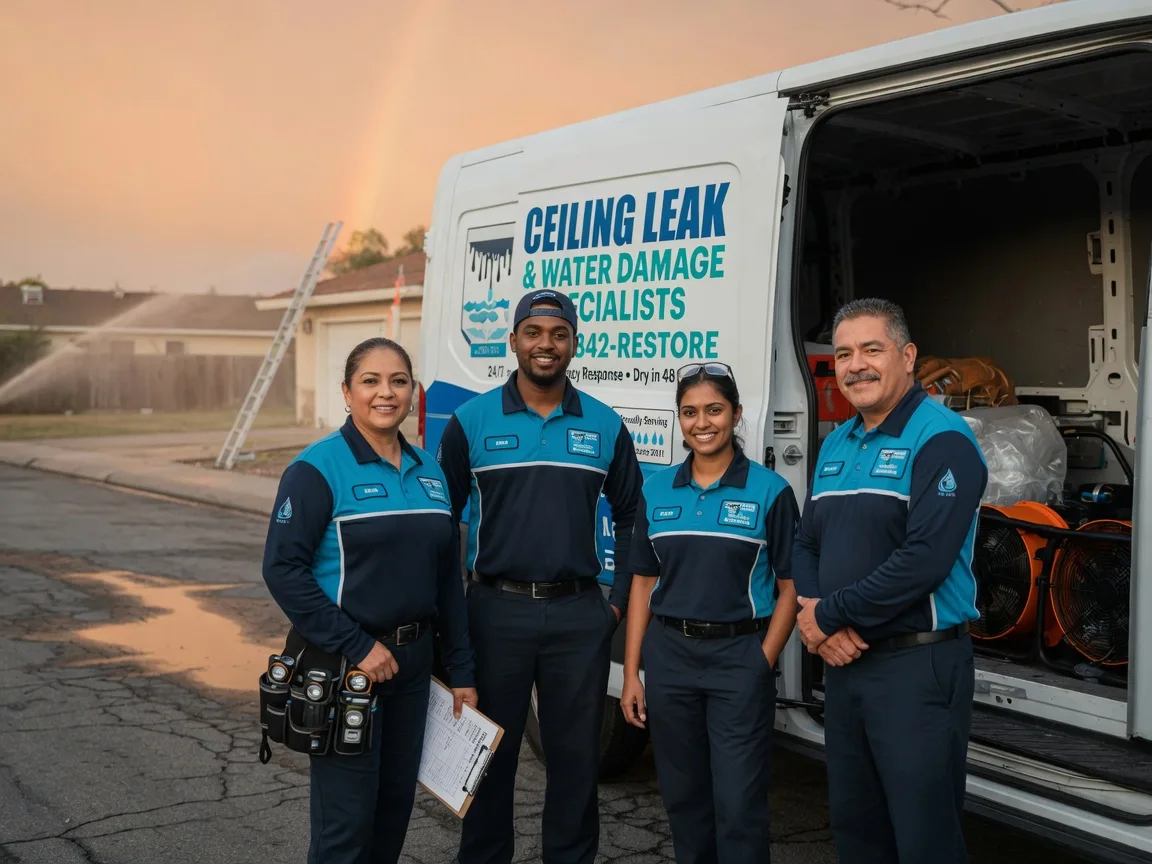 Ceiling Leak Cleanup company in West Charleston, VT